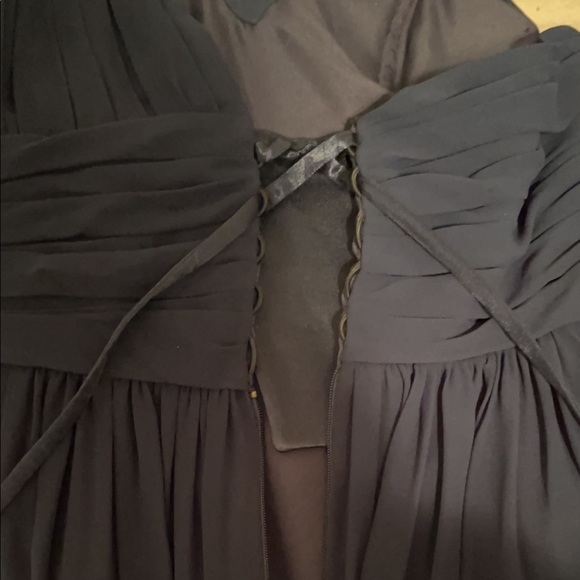 Long navy dress - Picture 4 of 6